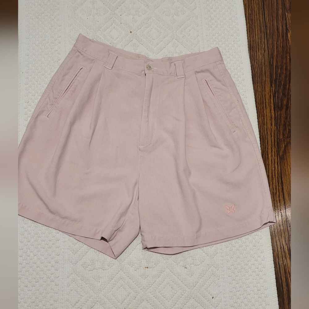 Tommy Bahama Vintage Lucky Penny Silk Shorts Pink - Picture 5 of 11